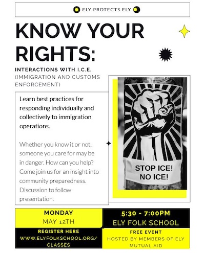 poster for event